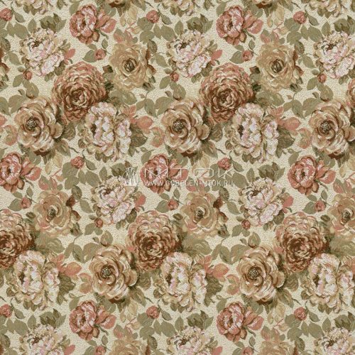 Ткань жаккардовая, гобелен Голландские цветы