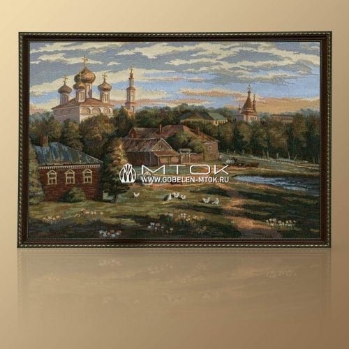 Картина из гобелена “Московский дворик”