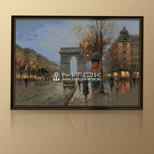 Картина из гобелена "Вечерний Париж"