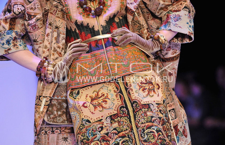 Комплект дизайнерской одежды из коллекции В. Зайцева