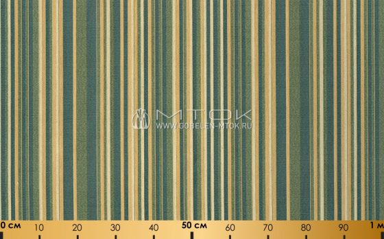 Раппорт: Ткань жаккардовая “Полоса бирюза”