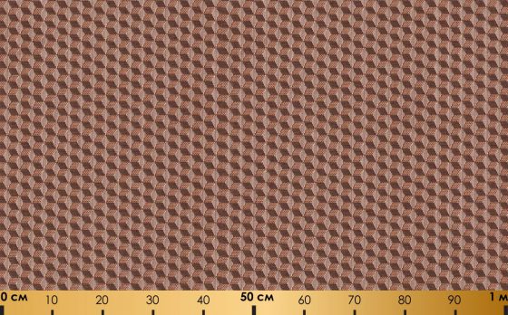 Раппорт: Ткань жаккардовая “Мелкие кубики”